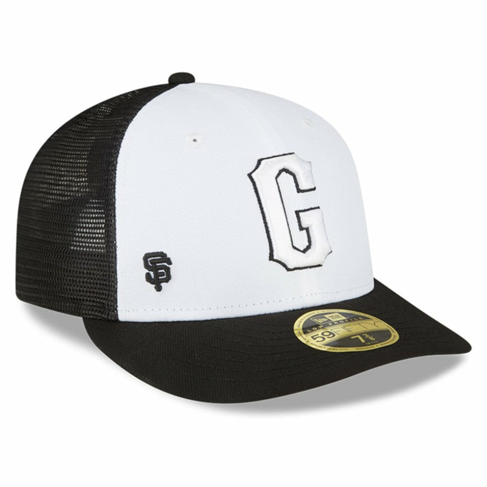 San Francisco Giants New Era 2023 On-Field Batting Practice Low Profile 59FIFTY Fitted Hat - White/Black Hats