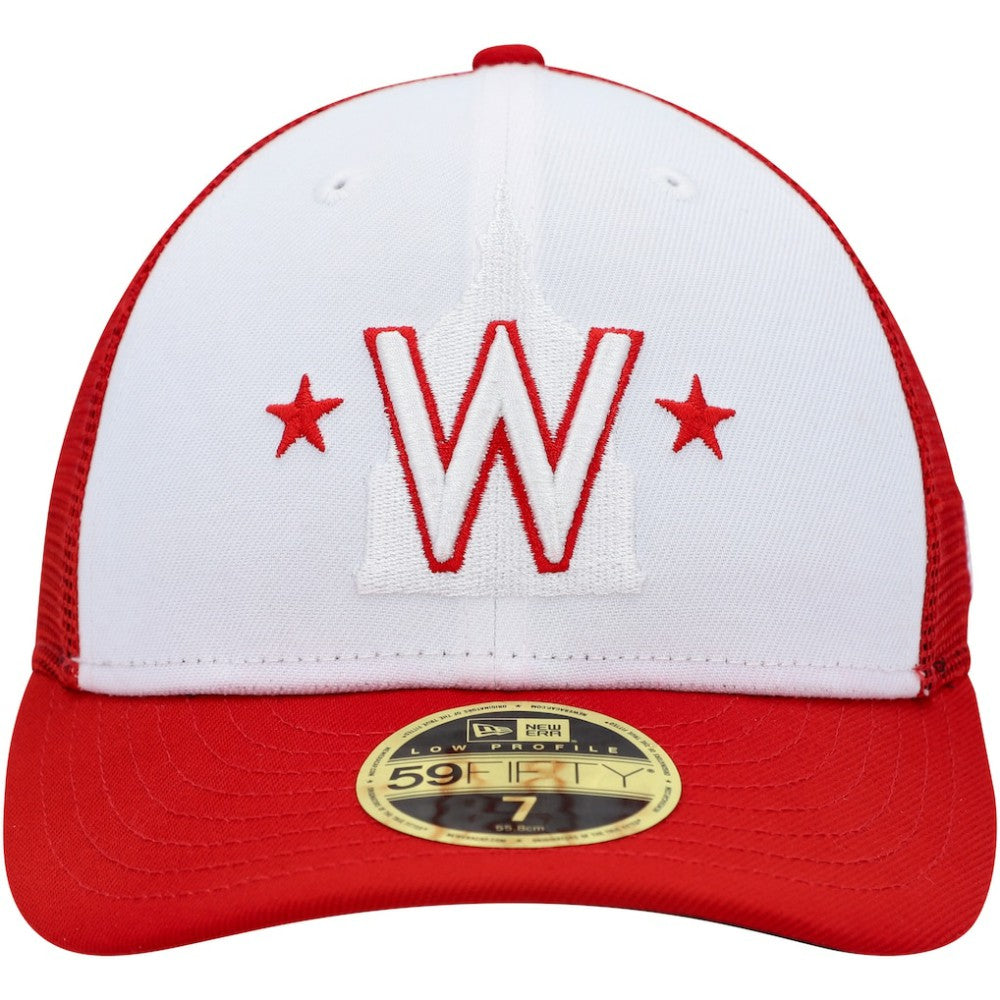 Washington Nationals New Era 2023 On-Field Batting Practice Low Profile 59FIFTY Fitted Hat - White/Red Hats
