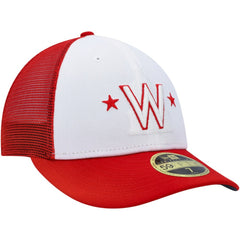 Washington Nationals New Era 2023 On-Field Batting Practice Low Profile 59FIFTY Fitted Hat - White/Red Hats