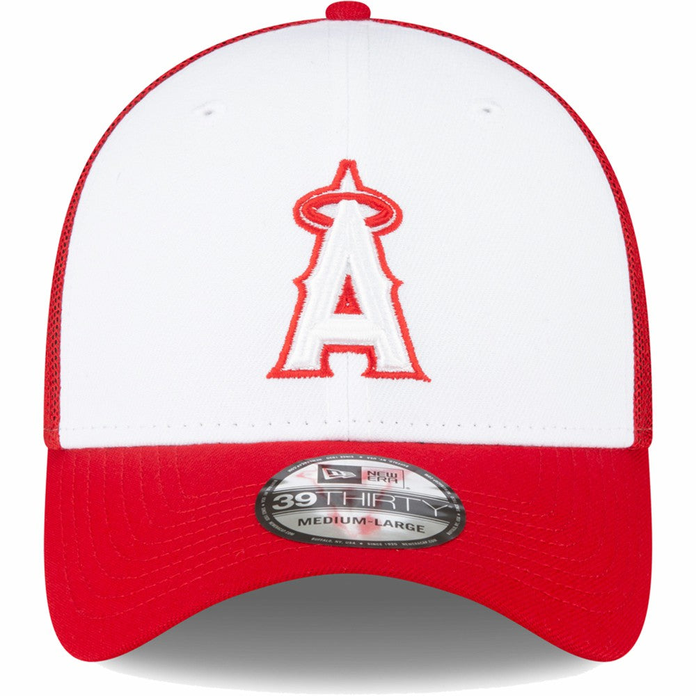 Los Angeles Angels New Era 2023 On-Field Batting Practice 39THIRTY Flex Hat - Red/White Hats