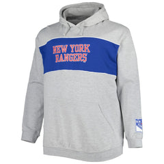 NHL Artemi Panarin New York Rangers Big & Tall Player Pullover Hoodie - Heather Gray
