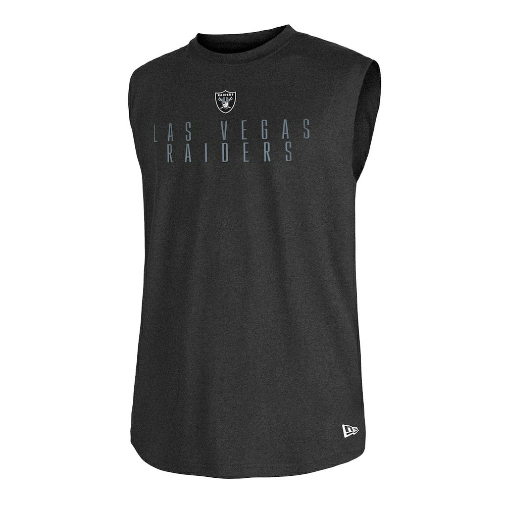 Las Vegas Raiders New Era Team Muscle Tank Top Black