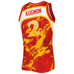 Stacey Augmon Atlanta Hawks 1991/92 Hardwood Classics Marble Swingman Jersey Red