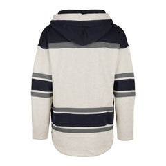 NHL Columbus Blue Jackets '47 Rockaway Lace-Up Pullover Hoodie - Oatmeal