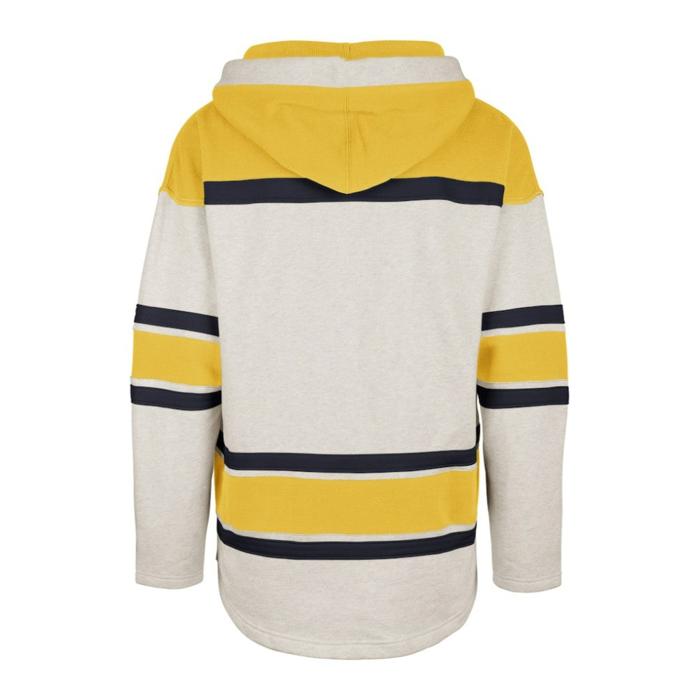 NHL Nashville Predators '47 Rockaway Lace-Up Pullover Hoodie - Oatmeal