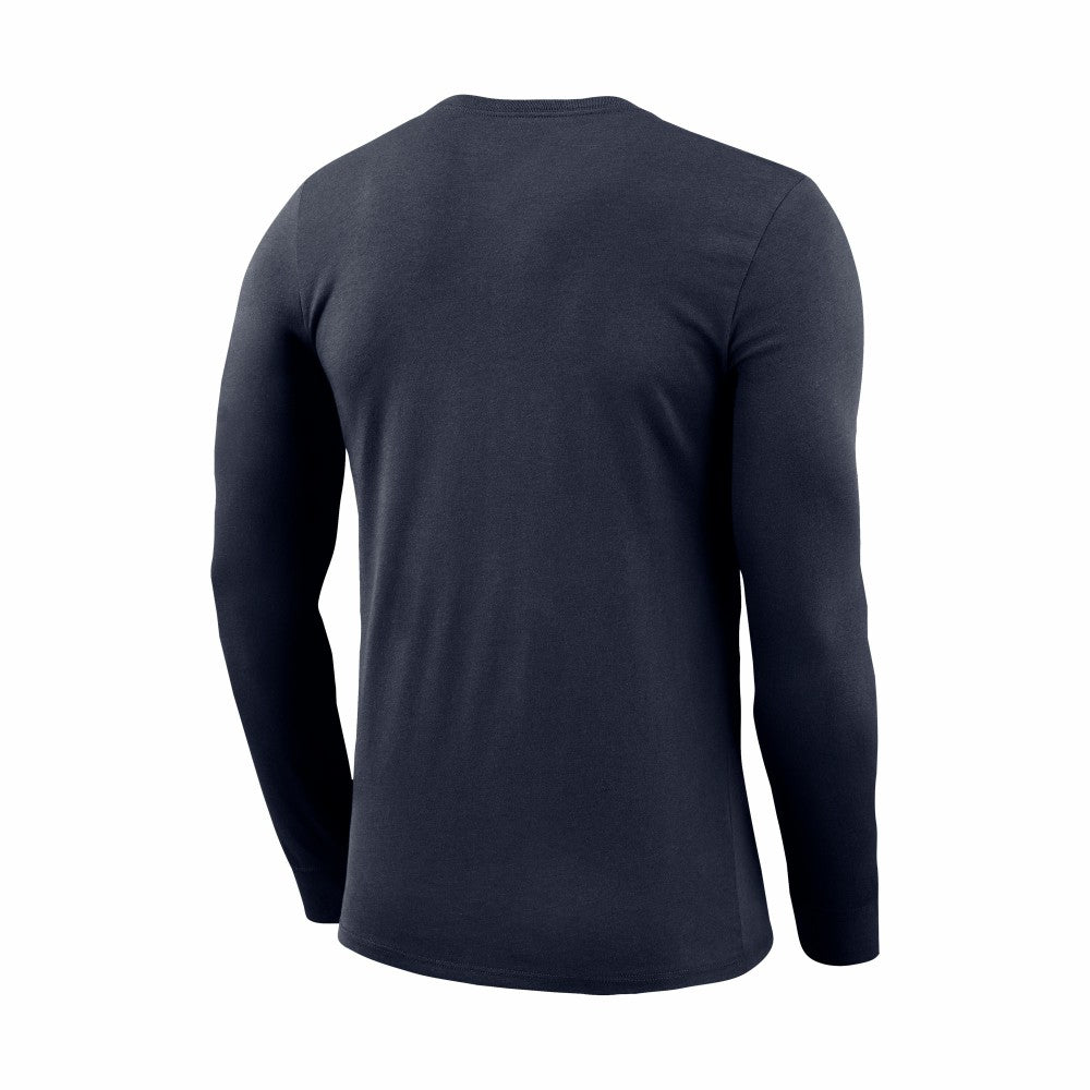 France National Team Lockup Legend Performance Long Sleeve T-Shirt Navy
