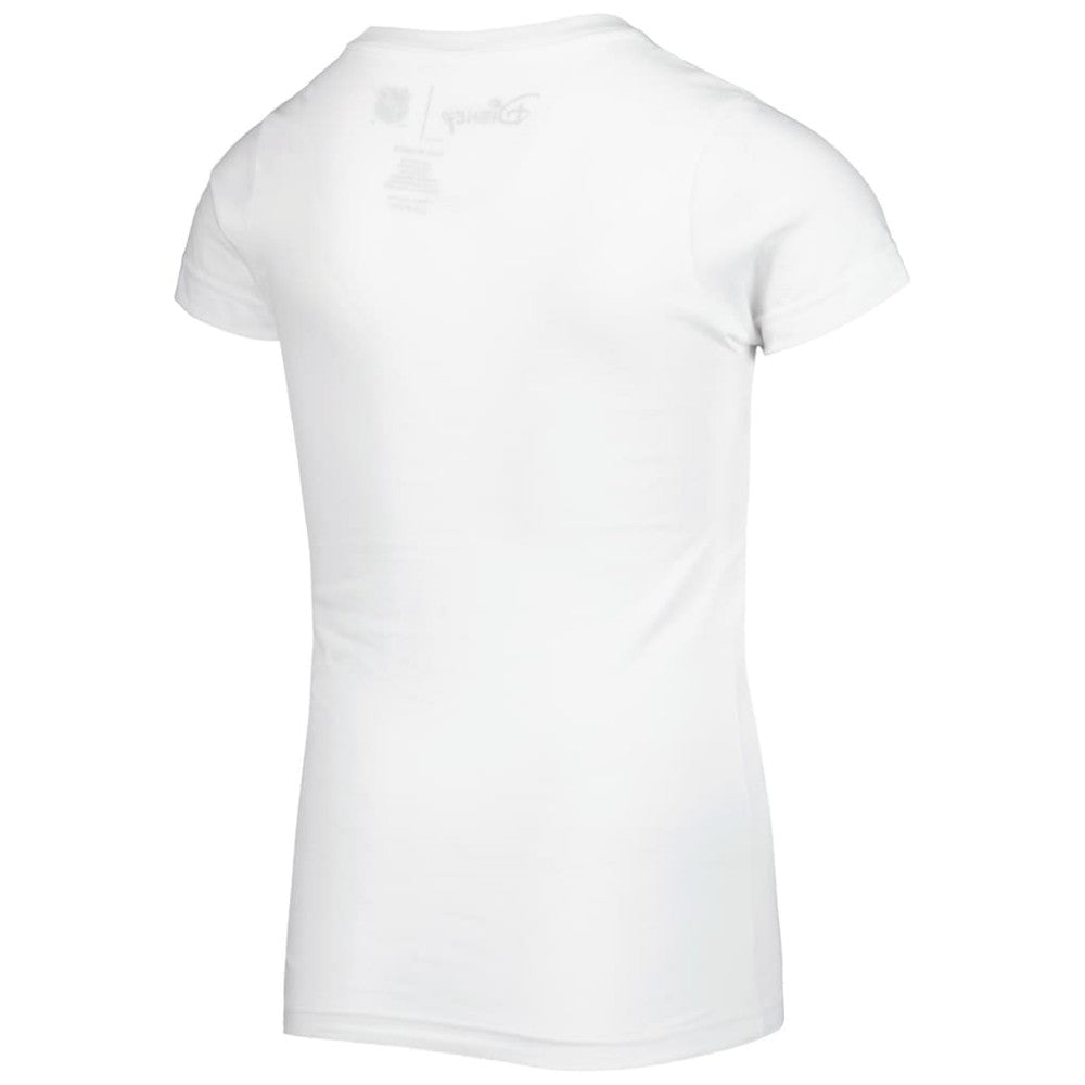 NHL Seattle Kraken Girls Youth Mickey Mouse Go Team Go T-Shirt - White