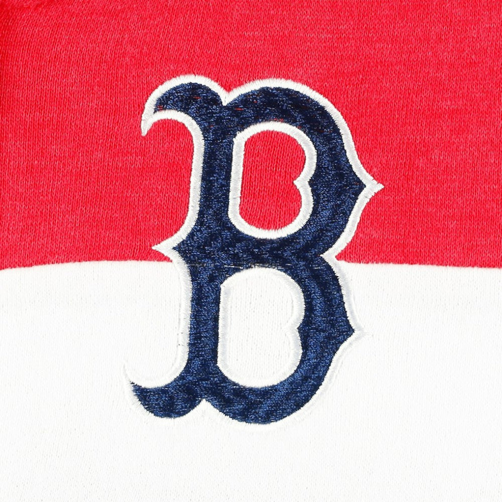 Boston Red Sox New Era Women's Colorblock Full-Zip Hoodie Jacket - Heather Navy Jackets