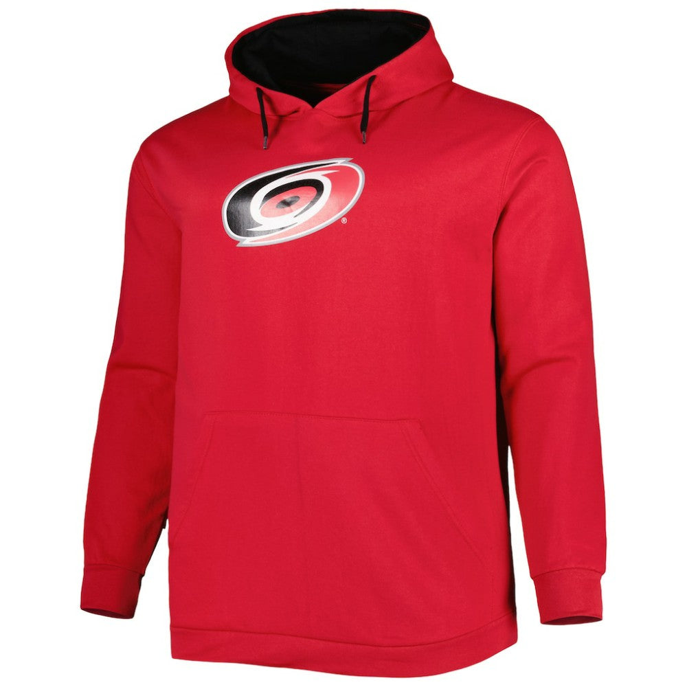 NHL Carolina Hurricanes Big & Tall Fleece Pullover Hoodie - Red