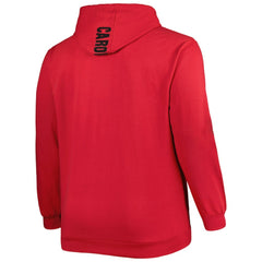 NHL Carolina Hurricanes Big & Tall Fleece Pullover Hoodie - Red