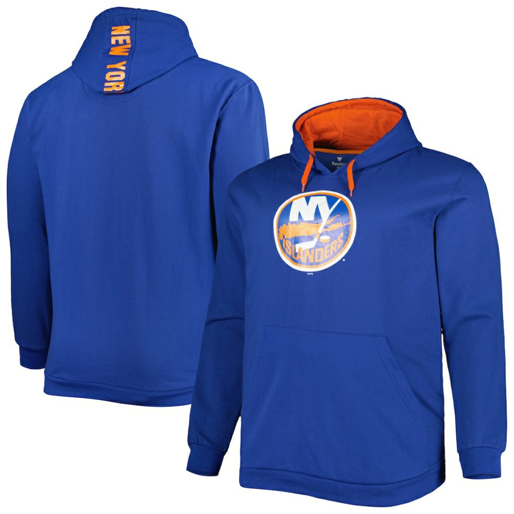 NHL New York Islanders Big & Tall Fleece Pullover Hoodie - Royal
