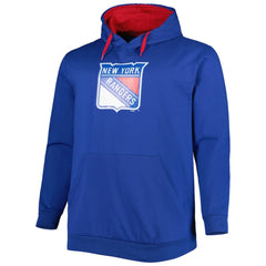 NHL New York Rangers Big & Tall Fleece Pullover Hoodie - Blue