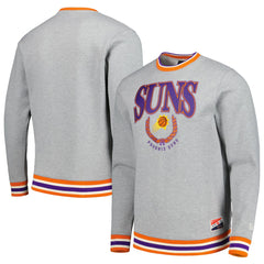 Phoenix Suns Unisex Vintage Throwback Crew Sweatshirt Heather Gray