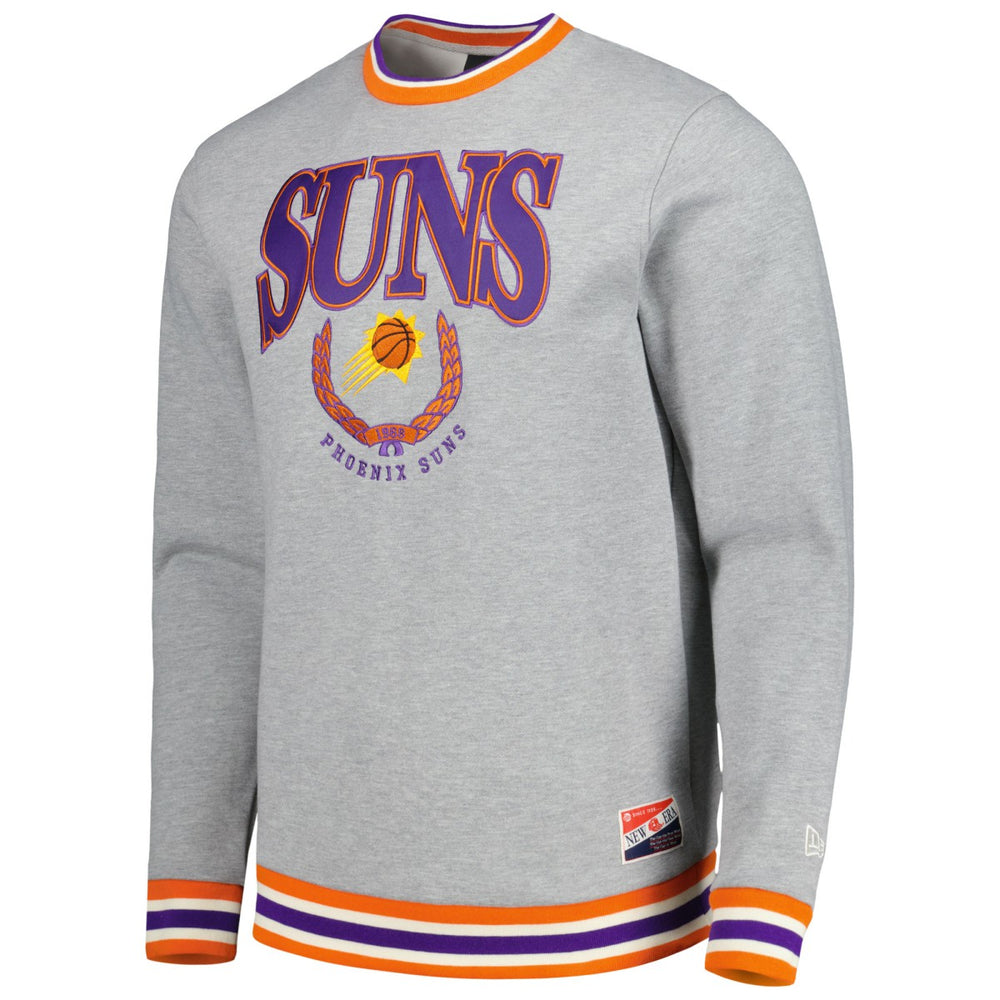 Phoenix Suns Unisex Vintage Throwback Crew Sweatshirt Heather Gray