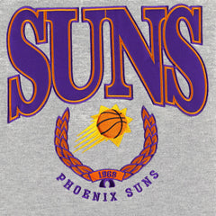 Phoenix Suns Unisex Vintage Throwback Crew Sweatshirt Heather Gray