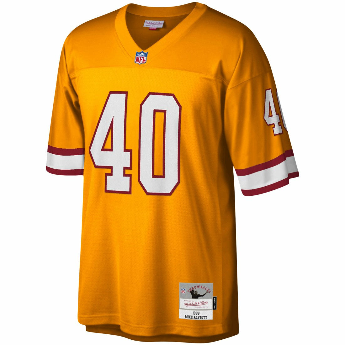 Mike Alstott Tampa Bay Buccaneers Big & Tall 1996 Retired Player Replica Jersey Orange
