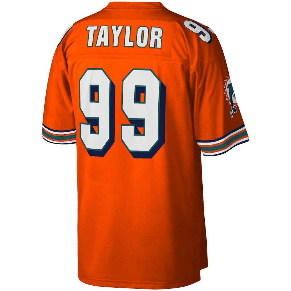 Jason Taylor Miami Dolphins Big & Tall 2004 Retired Player Replica Jersey Orange