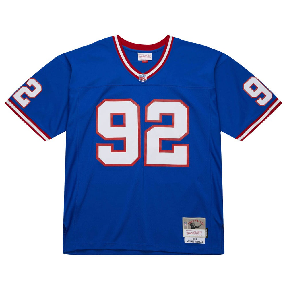 Michael Strahan New York Giants Big & Tall 1993 Retired Player Replica Jersey Royal