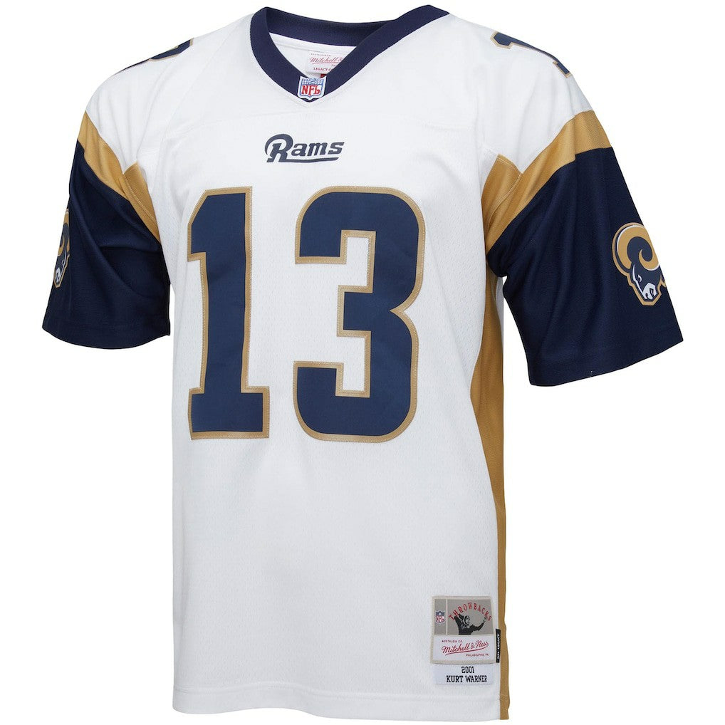 Kurt Warner Los Angeles Rams Big & Tall 2001 Retired Player Replica Jersey White