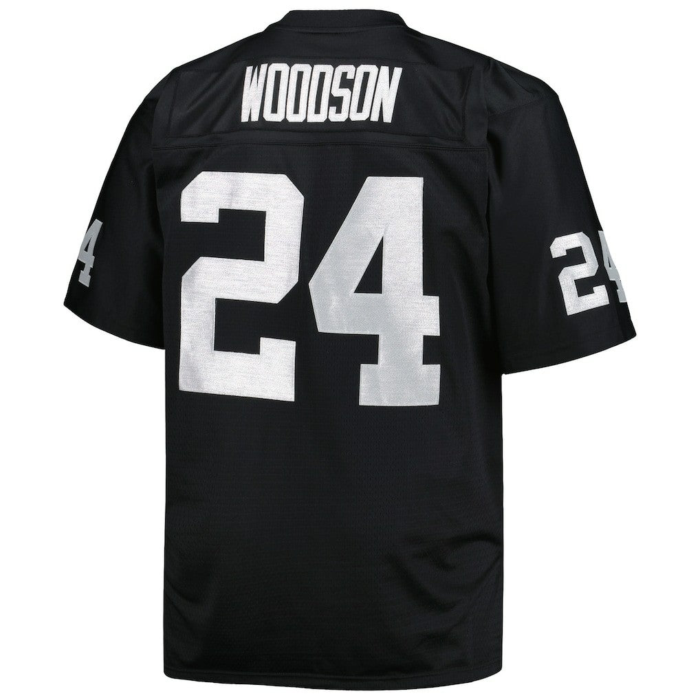 Charles Woodson Las Vegas Raiders Big & Tall 1998 Retired Player Replica Jersey Black