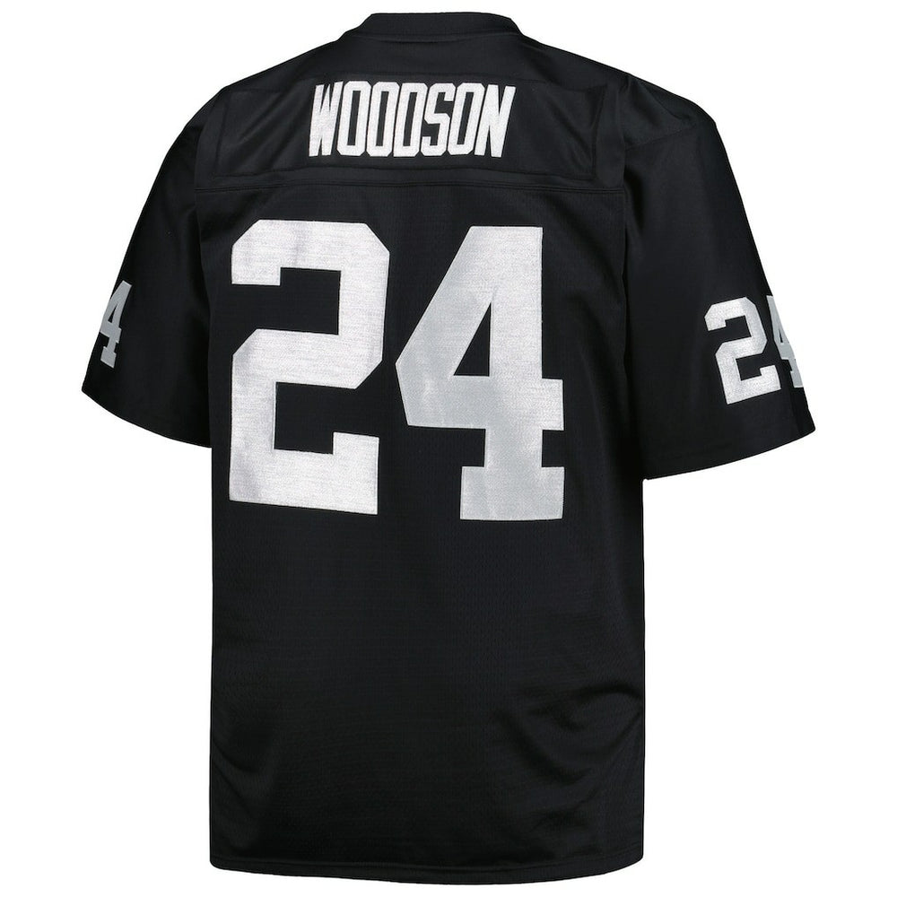 Charles Woodson Las Vegas Raiders Big & Tall 1998 Retired Player Replica Jersey Black