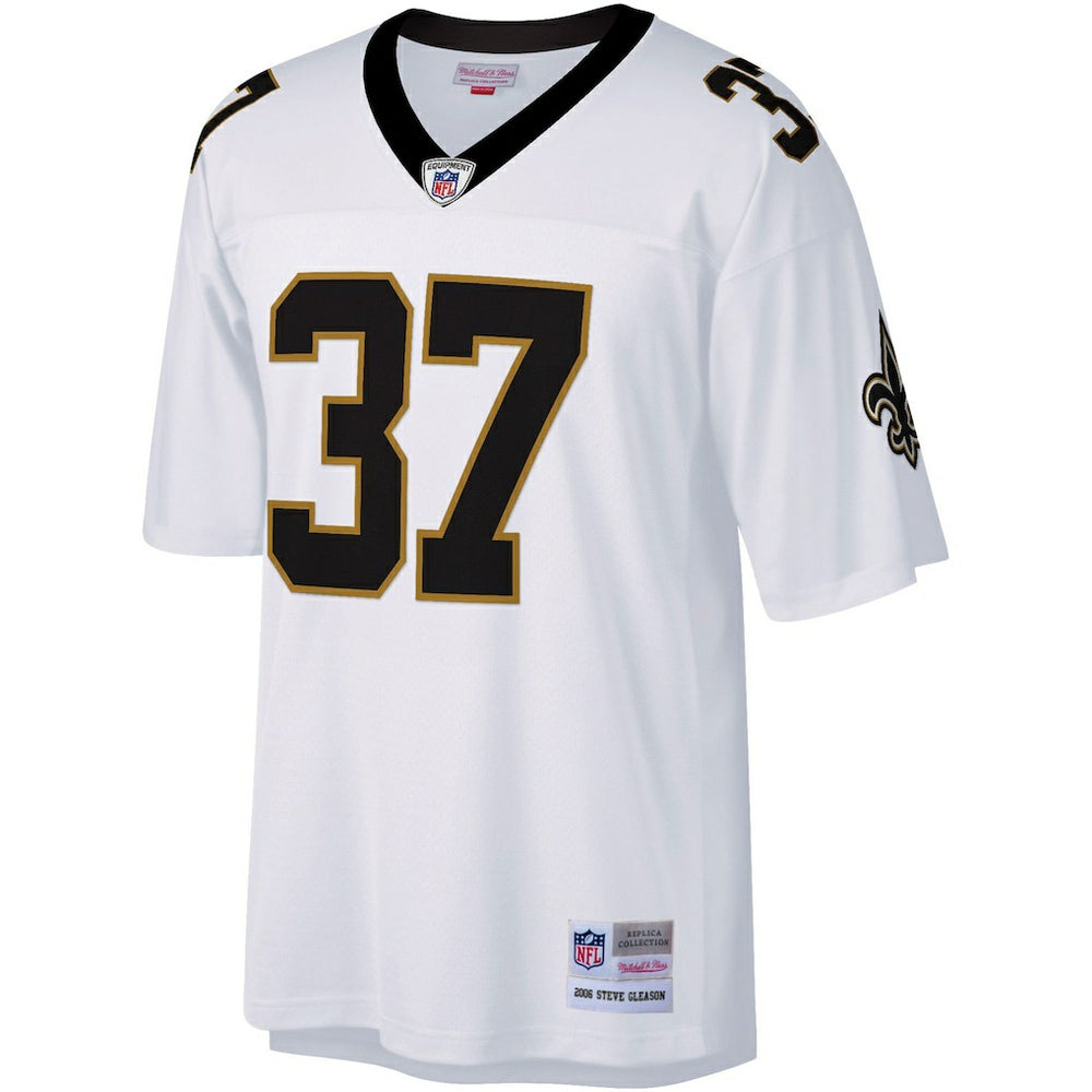Steve Gleason New Orleans Saints Big & Tall 2006 Retired Player Replica Jersey White