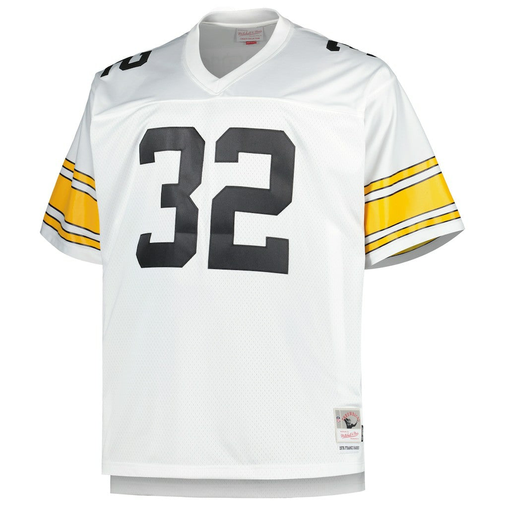 Franco Harris Pittsburgh Steelers Big & Tall 1976 Retired Player Replica Jersey White