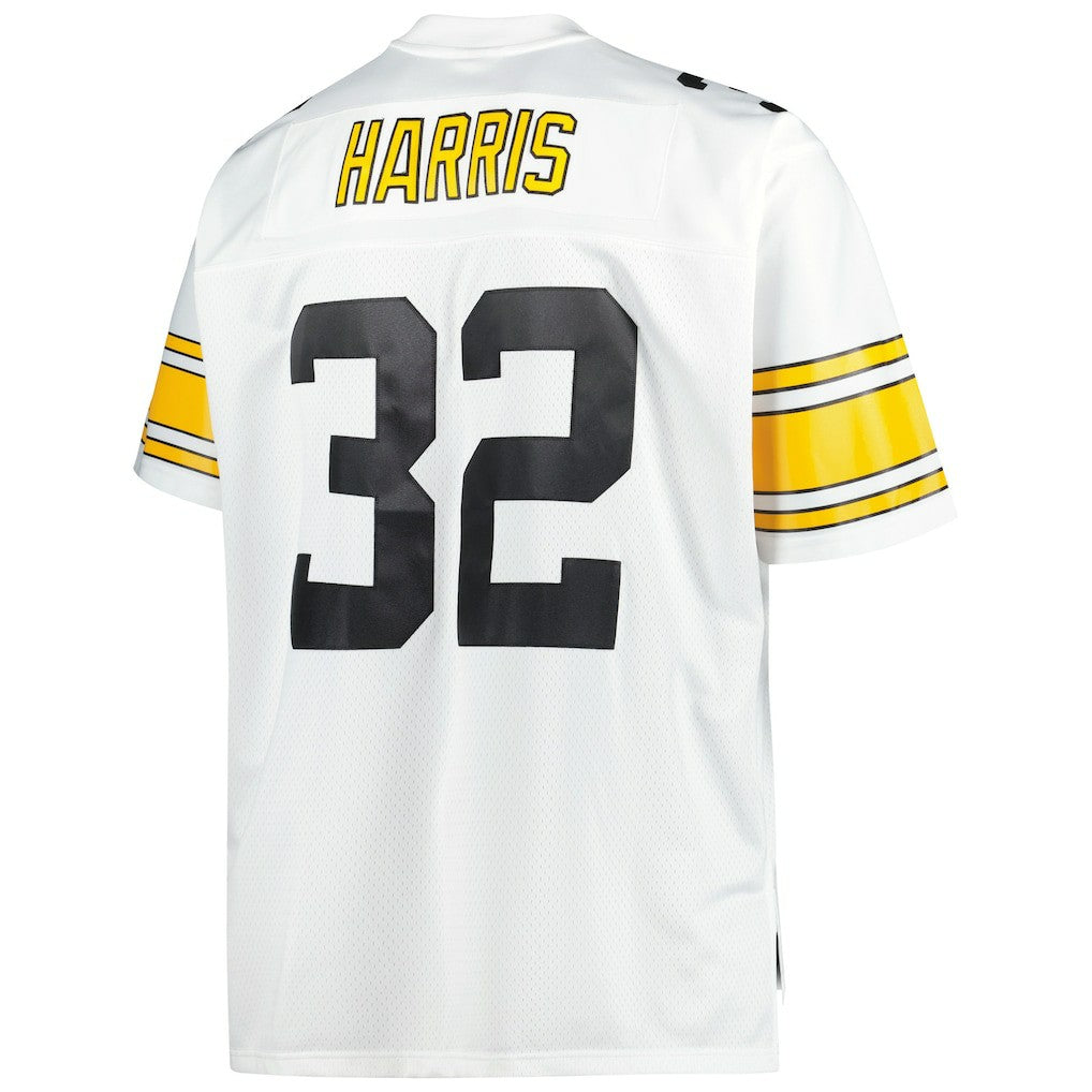 Franco Harris Pittsburgh Steelers Big & Tall 1976 Retired Player Replica Jersey White