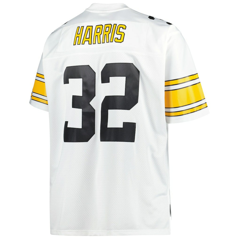 Franco Harris Pittsburgh Steelers Big & Tall 1976 Retired Player Replica Jersey White