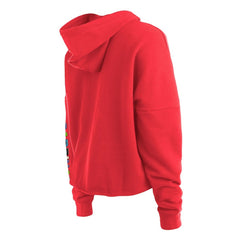 St. Louis Cardinals New Era Women's Fashion High Hip Pullover Hoodie - Red Hoodies