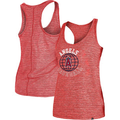 Los Angeles Angels New Era Women's Active Racerback Tank Top - Red Tanks