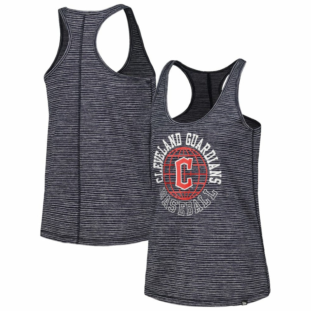 Cleveland Guardians New Era Women's Active Racerback Tank Top - Navy Tanks