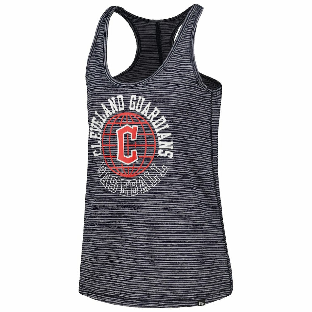 Cleveland Guardians New Era Women's Active Racerback Tank Top - Navy Tanks