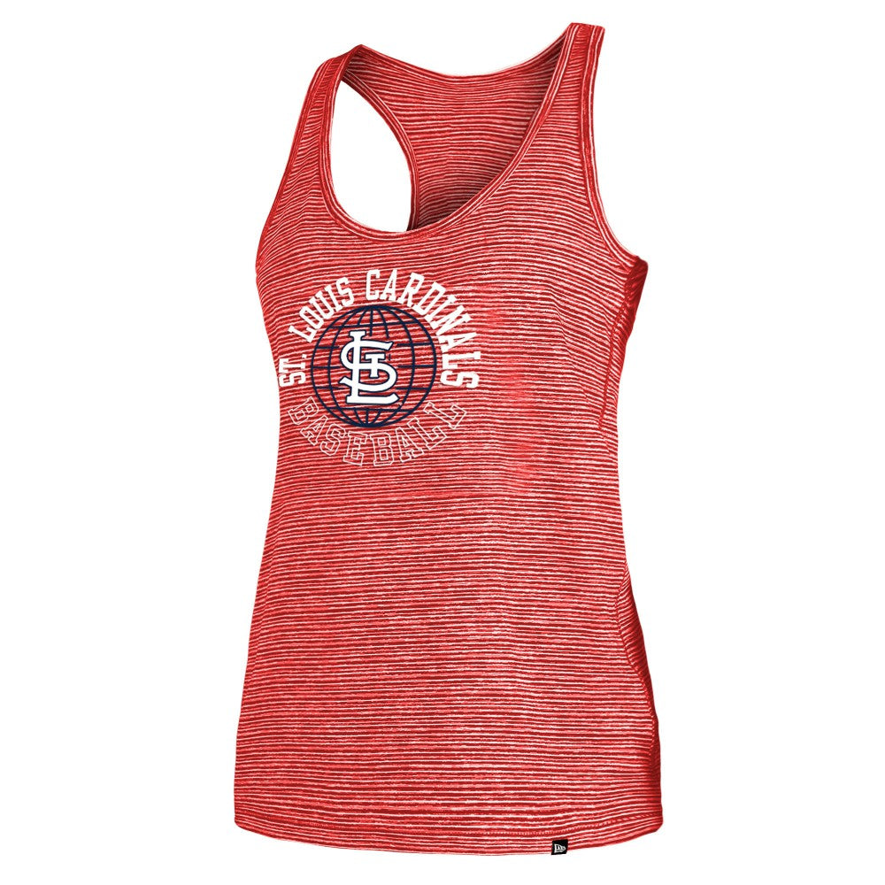 St. Louis Cardinals New Era Women's Active Racerback Tank Top - Red Tanks