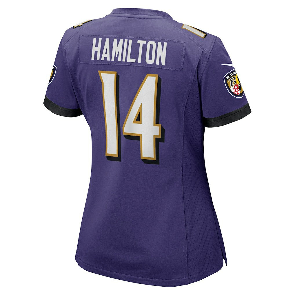 Kyle Hamilton Baltimore Ravens Women's Player Game Jersey Purple