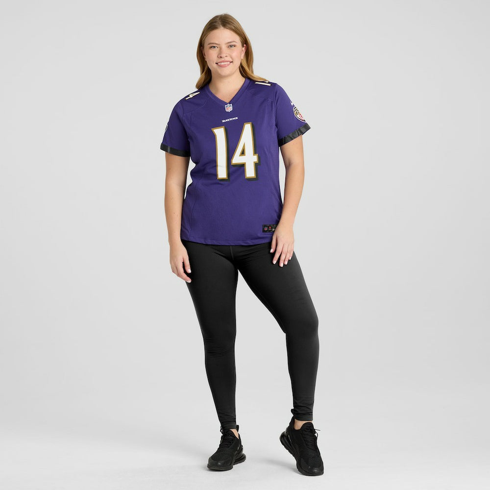 Kyle Hamilton Baltimore Ravens Women's Player Game Jersey Purple