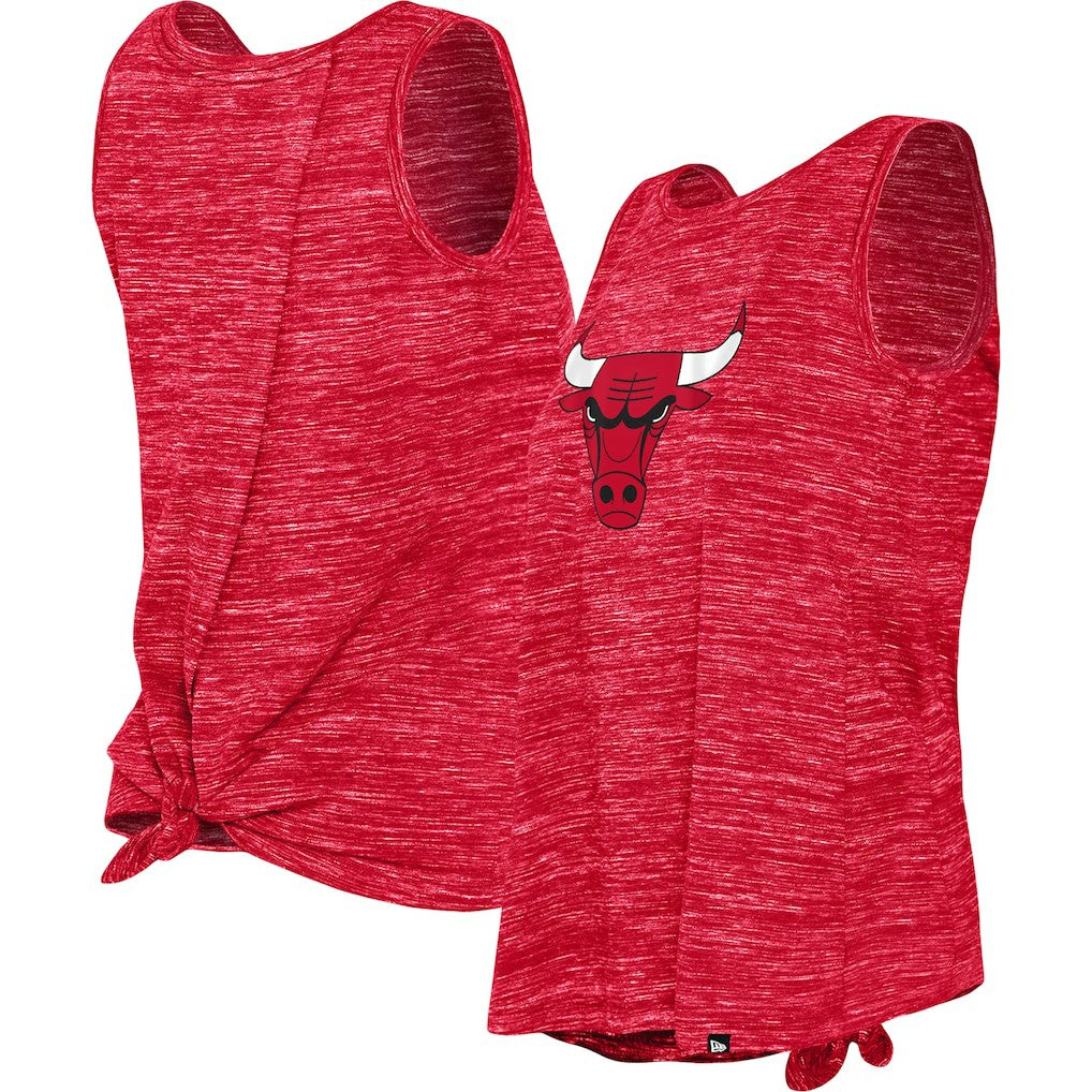 Chicago Bulls Women's Space Dye Active Tank Top Red