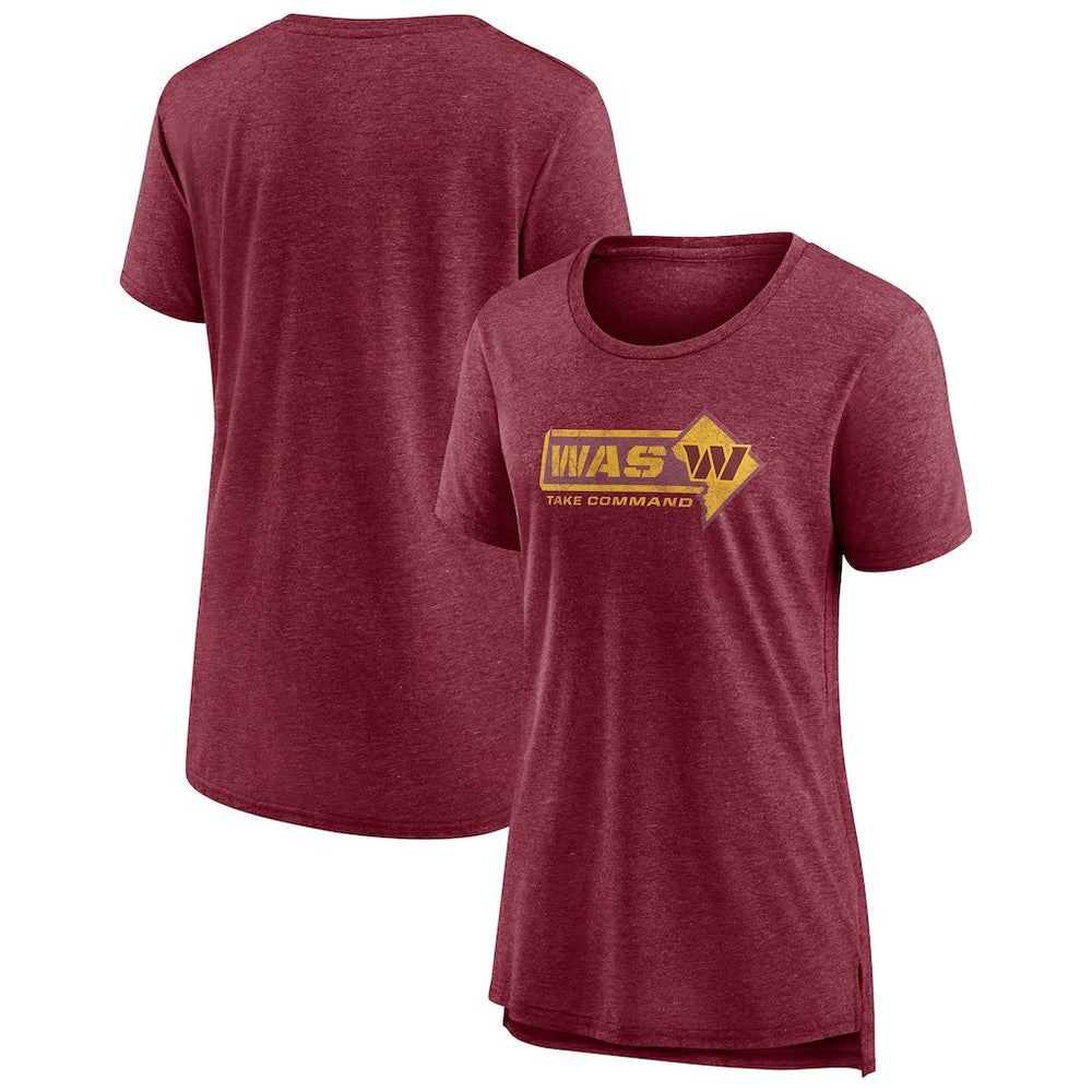 Washington Commanders Women's Hometown First Down T-Shirt Heather Burgundy