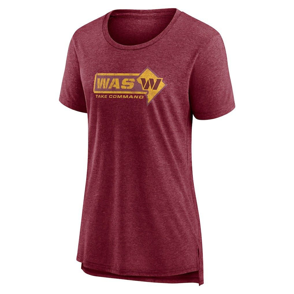 Washington Commanders Women's Hometown First Down T-Shirt Heather Burgundy