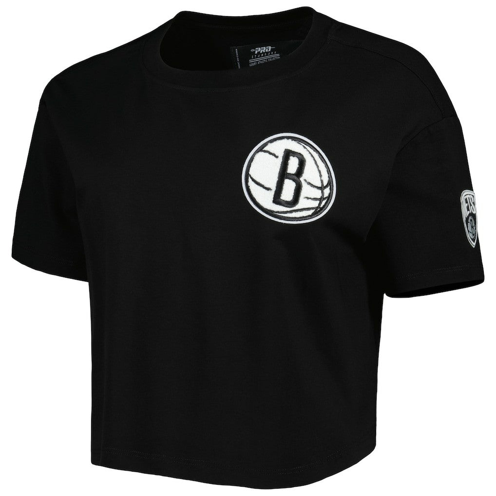 Brooklyn Nets Pro Standard Women's Classics Boxy T-Shirt Black