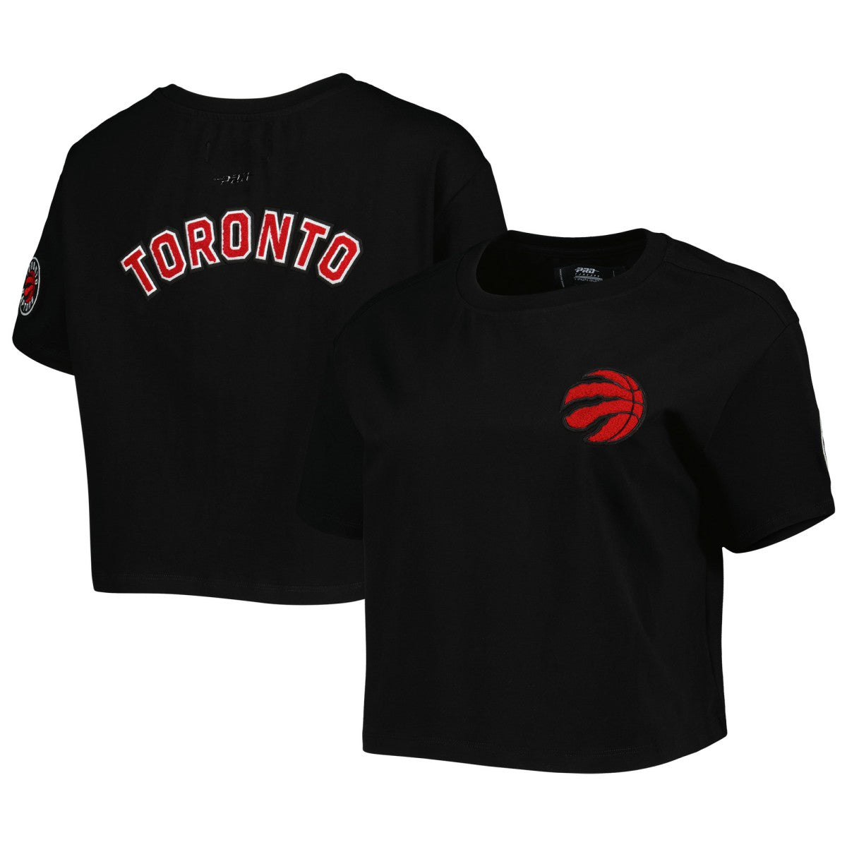 Toronto Raptors Pro Standard Women's Classics Boxy T-Shirt Black