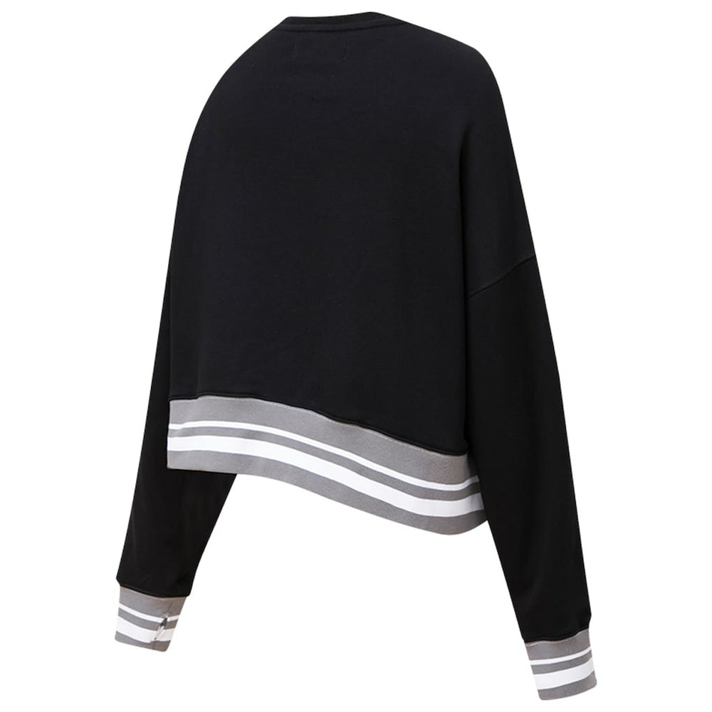 Brooklyn Nets Pro Standard Women's Mash Up Pullover Sweatshirt Black