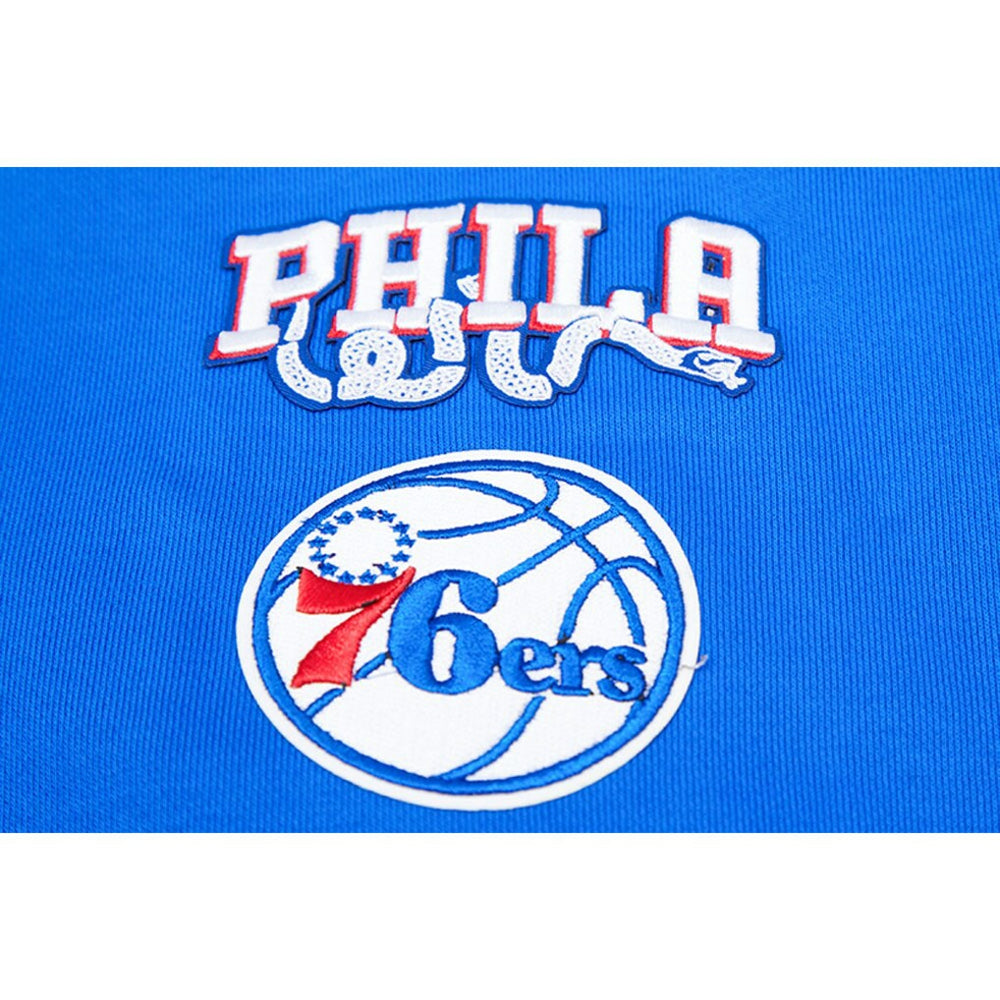 Philadelphia 76ers Pro Standard Women's Mash Up Pullover Sweatshirt Royal