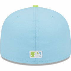 Los Angeles Dodgers New Era Spring Color Two-Tone 59FIFTY Fitted Hat - Light Blue/Neon Green Hats