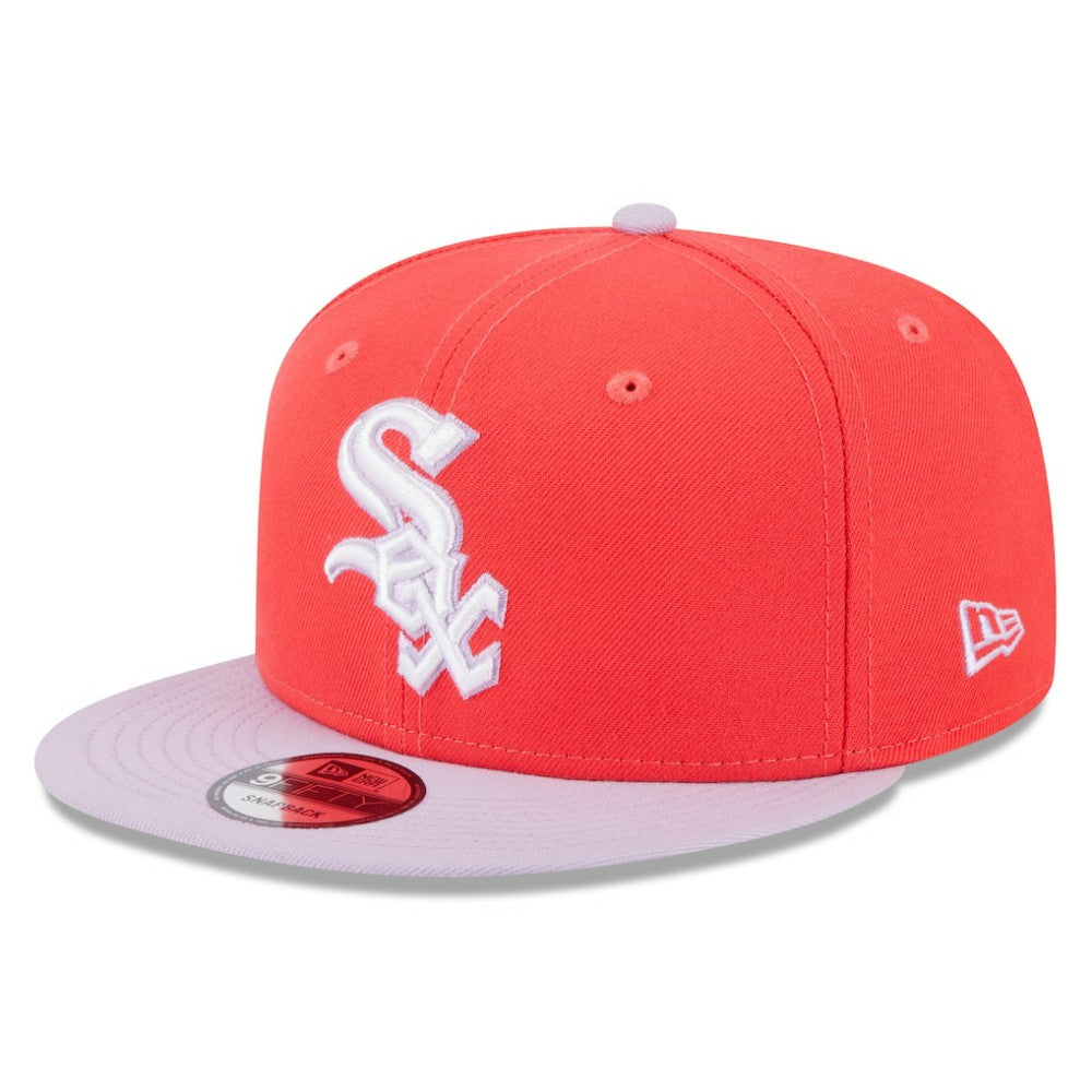 Chicago White Sox New Era Spring Basic Two-Tone 9FIFTY Snapback Hat - Red/Purple Hats