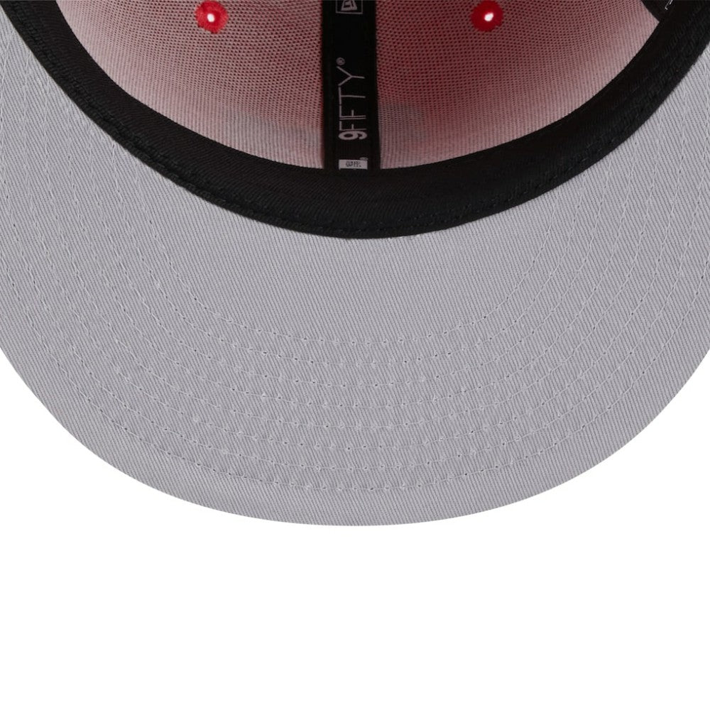 Athletics New Era Spring Basic Two-Tone 9FIFTY Snapback Hat - Red/Purple Hats