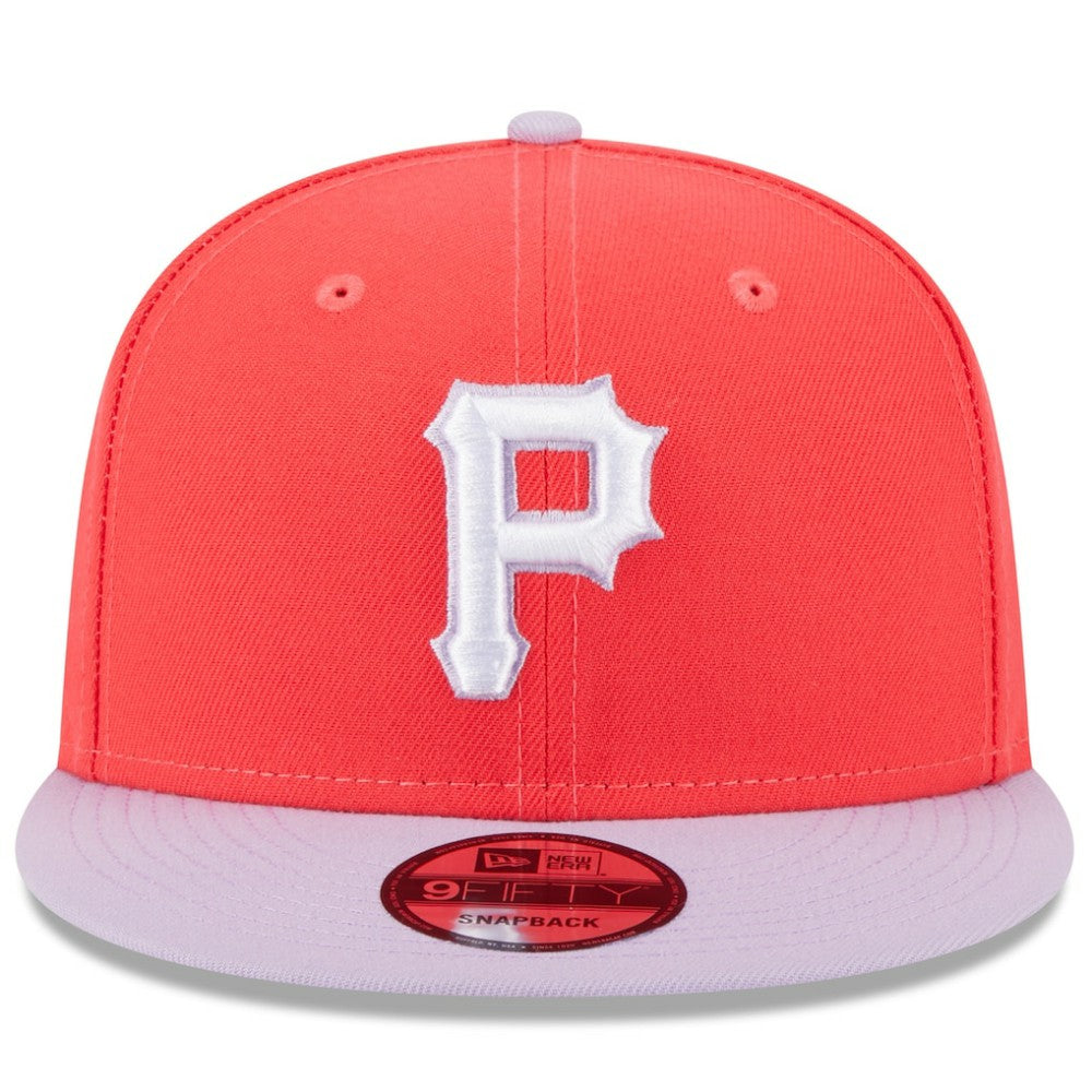 Pittsburgh Pirates New Era Spring Basic Two-Tone 9FIFTY Snapback Hat - Red/Purple Hats
