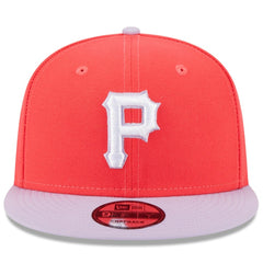 Pittsburgh Pirates New Era Spring Basic Two-Tone 9FIFTY Snapback Hat - Red/Purple Hats