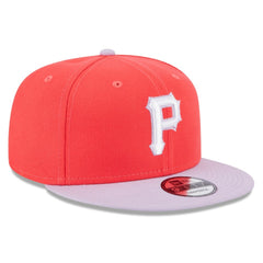 Pittsburgh Pirates New Era Spring Basic Two-Tone 9FIFTY Snapback Hat - Red/Purple Hats