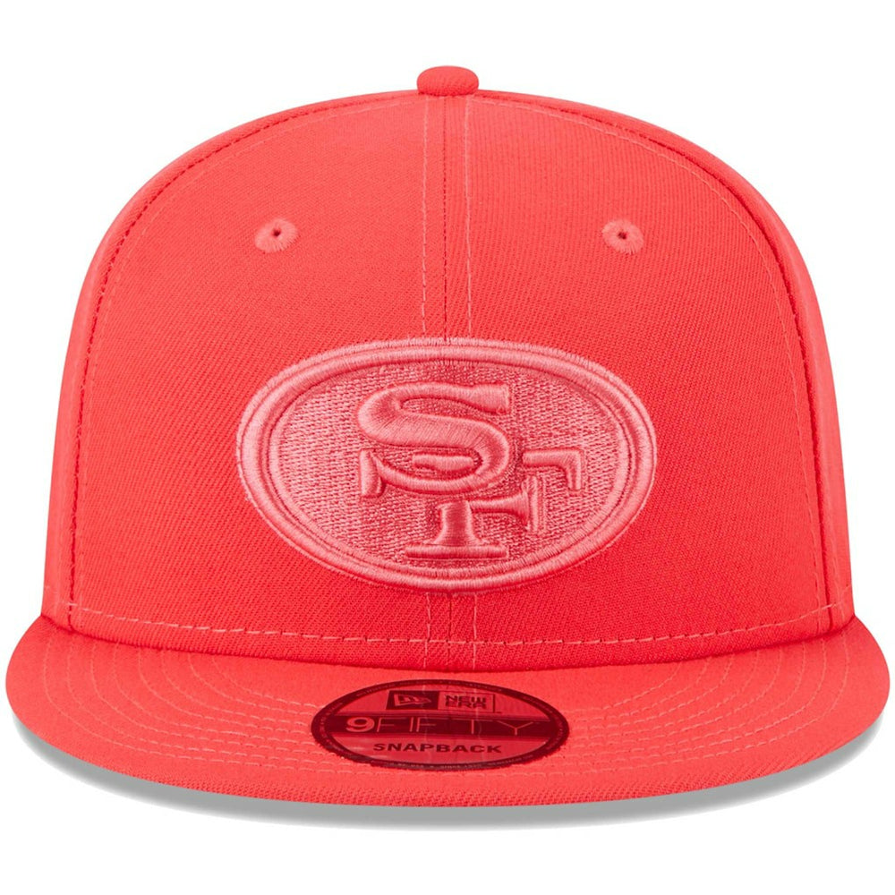San Francisco 49ers New Era Color Pack Brights 9FIFTY Snapback Hat Scarlet